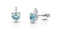 Orecchini Kioto Donna in Oro bianco Topazio OR9KT-3P/3C